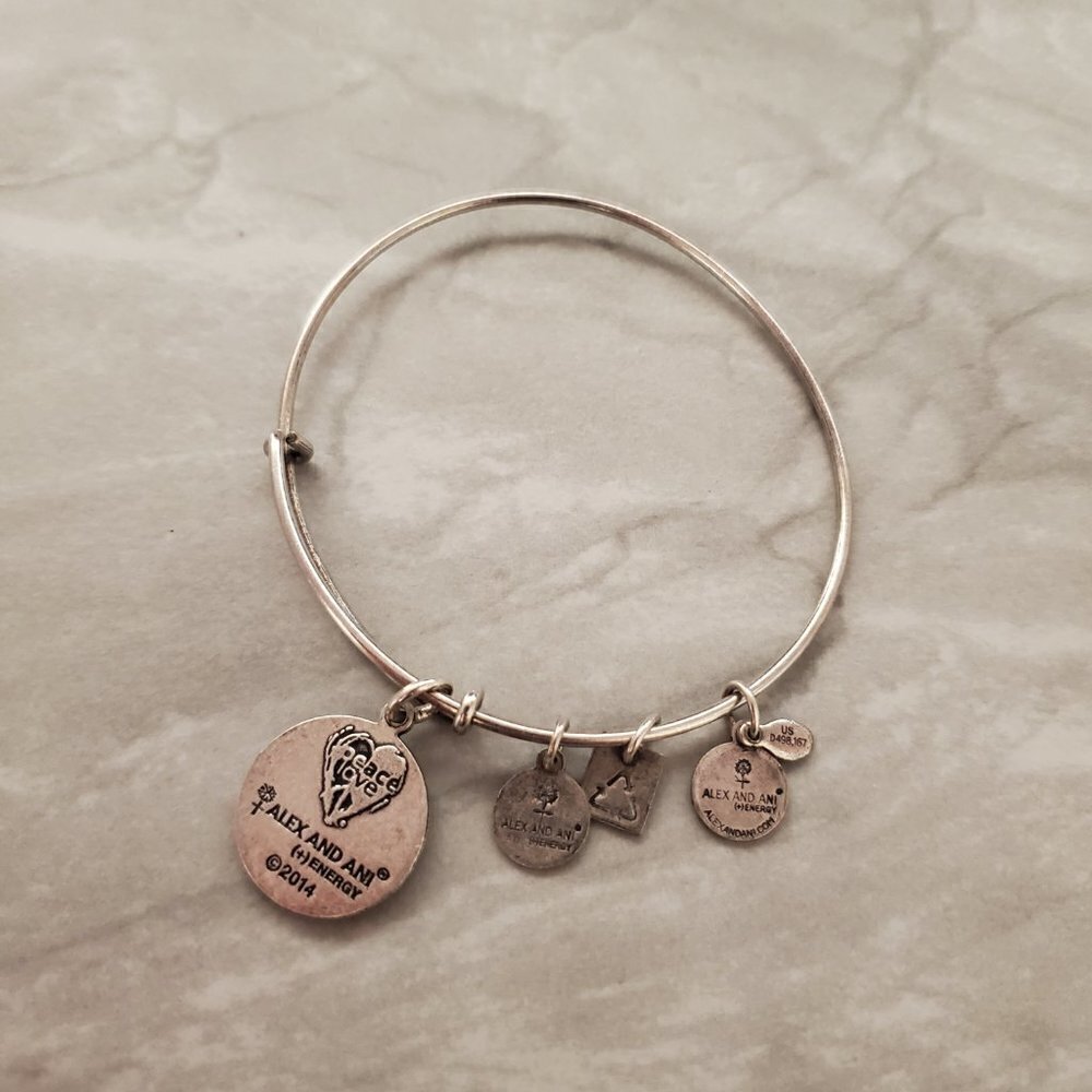 Alex and Ani Create Peace of Mind Expandable Charm Bracelet - Picture 3 of 5